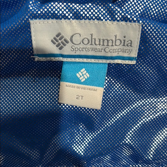 Columbia Kids' Patterned Blue Raincoat - Picture 3 of 5
